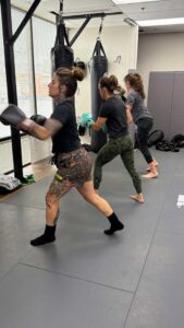 Mums Kickboxing With Babysitter Looks After Their Kids -SBG Reno